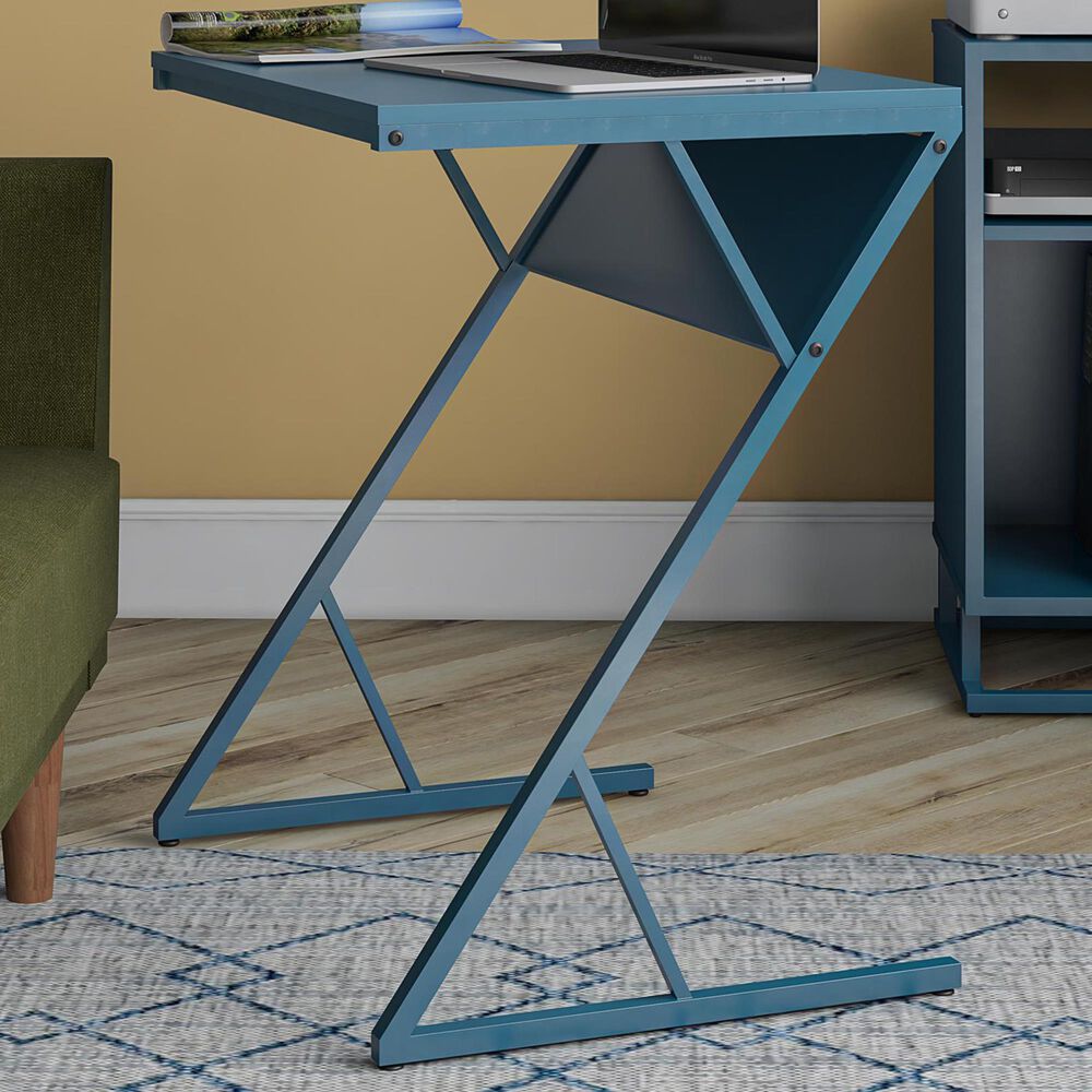 Novogratz Regal Accent Table in Moroccan Blue, , large