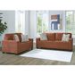 Ashley Aviemore Stationary Loveseat in Spice, , large