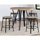 Steve Silver Co. Magnolia 42" Round Counter Height Table in Black and Sand - Table Only, , large