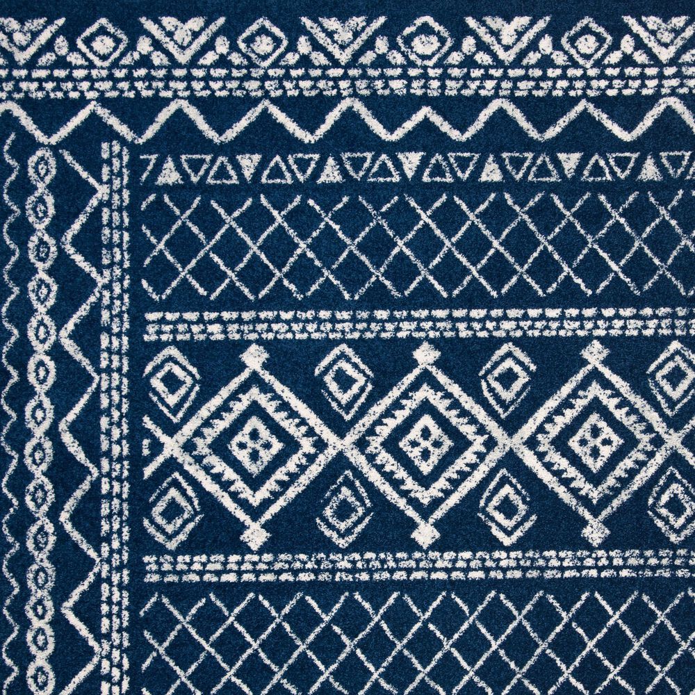 Safavieh Tulum  3&#39; Square Dark Blue Area Rug, , large