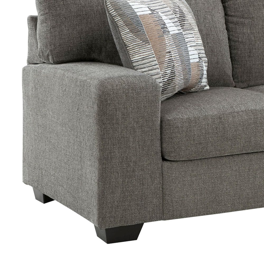 Ashley Clarington 3-Piece Right Facing Sectional with Chaise in Greystone, , large