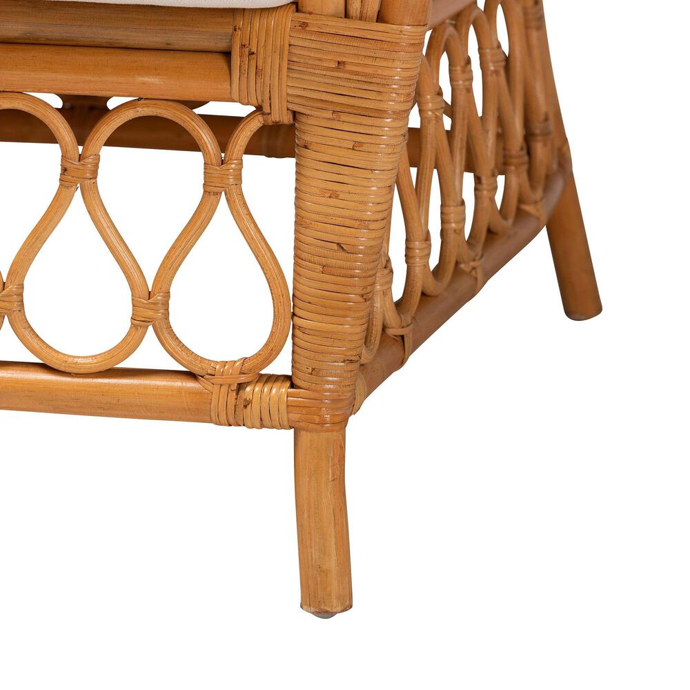 Baxton Studio Reina Arm Chair in Neutral, , large