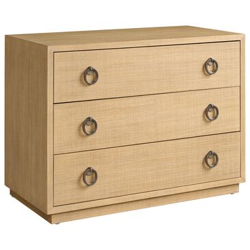Universal Furniture Avaline Ghizzano 3-Drawer Chest in Skylark with AC and USB Ports, , large