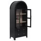 HOMLUX 71" Arched Kitchen Pantry Cabinet in Black, , large