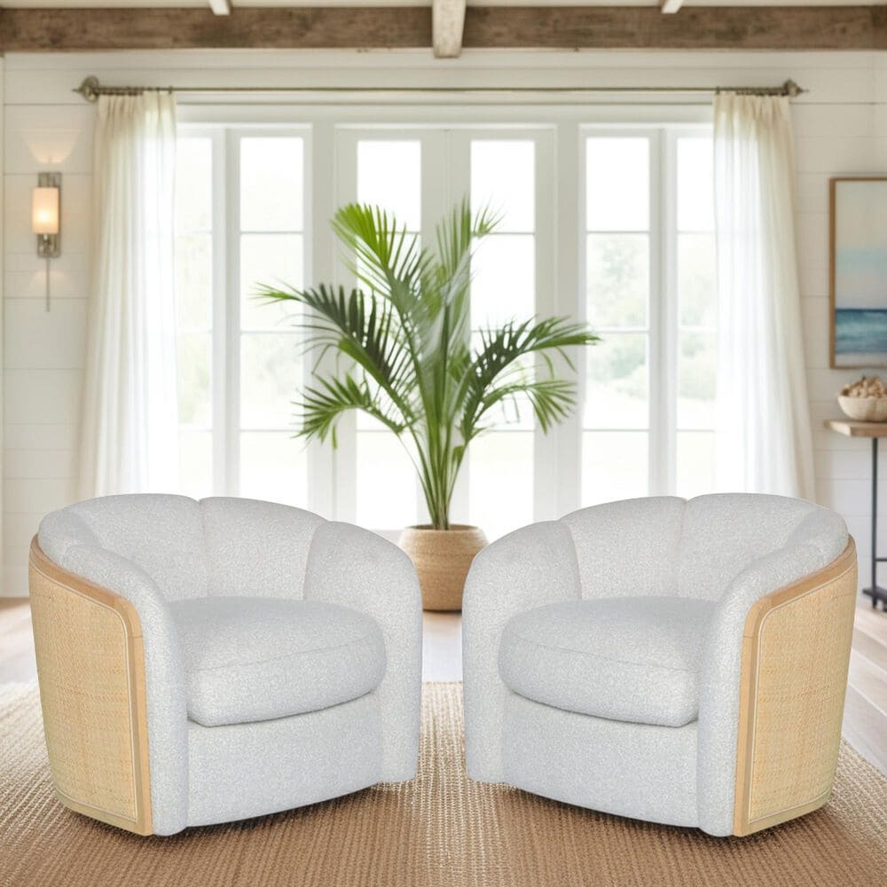 Blue River Violet Accent Chair in Desert Sand, , large