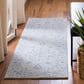 Safavieh Micro-Loop MLP504M 2"3" x 9" Light Blue and Ivory Runner, , large