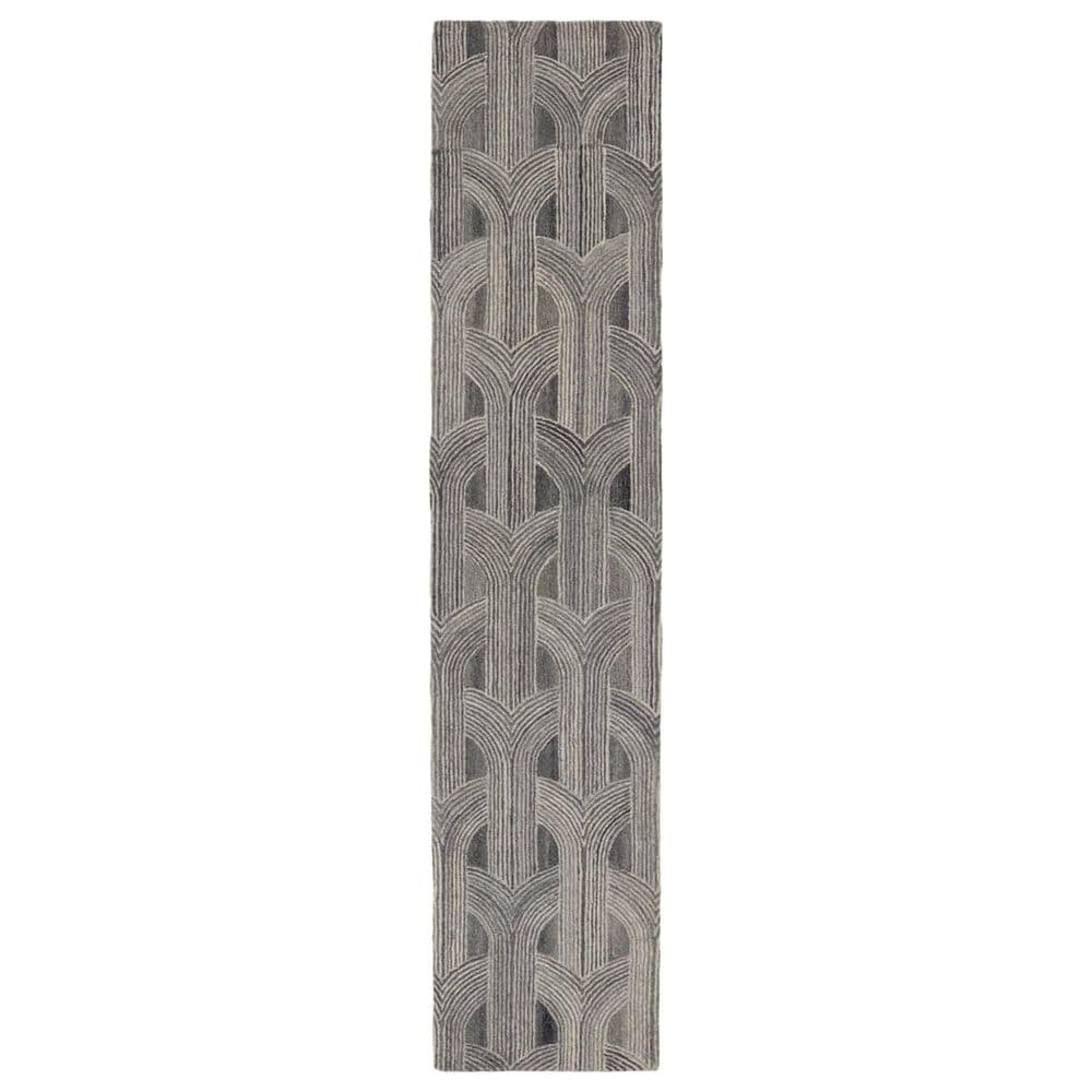 Jaipur Pathways by Verde Home Manhattan 2"6" x 12" Steeple Gray Runner, , large