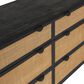 Blue River Saratoga 4-Piece Queen Bed Set in Black and Natural, , large