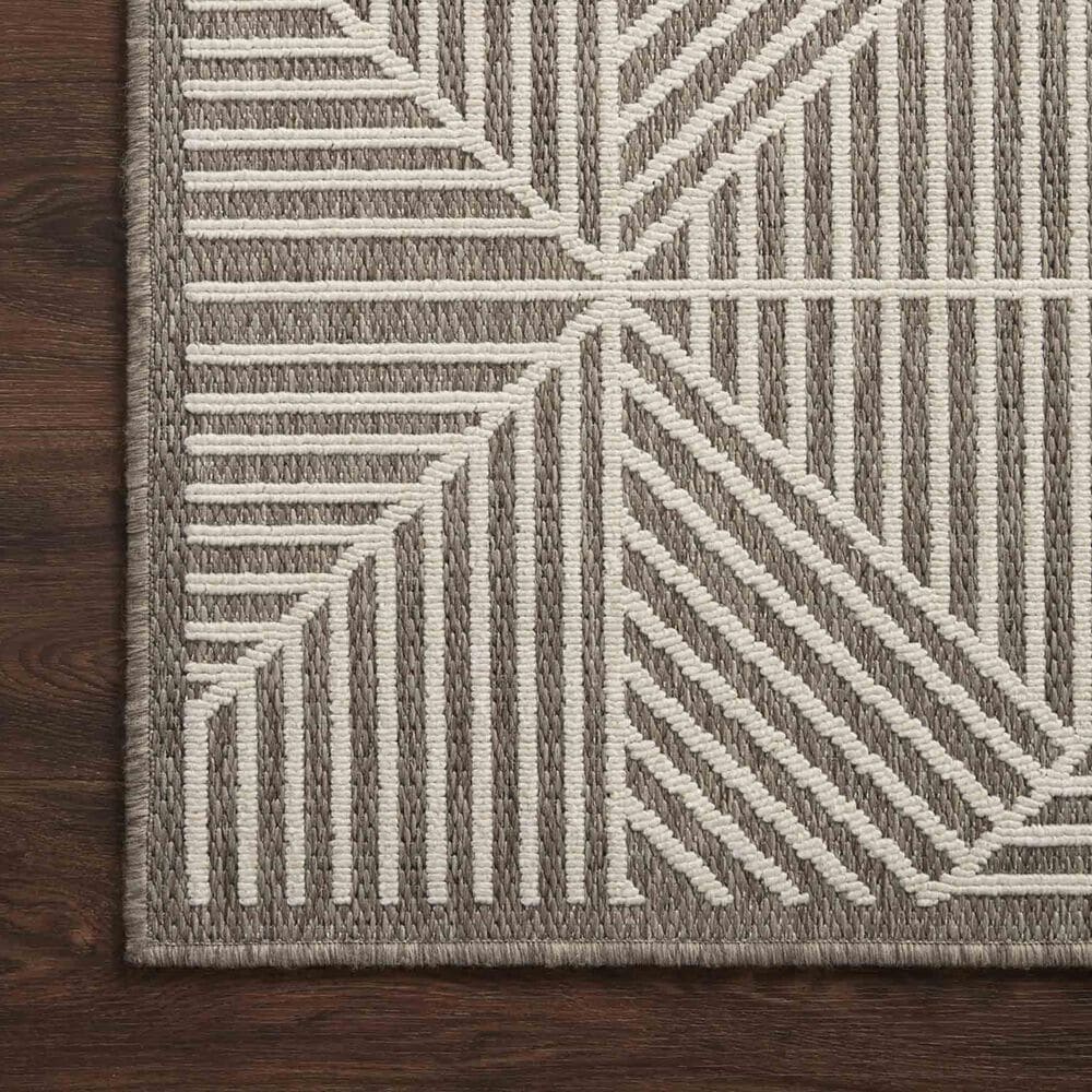 Loloi II Rainier RAI-03 9&#39;2&quot; x 12&#39;2&quot; Natural and Ivory Indoor/Outdoor Area Performance Rug, , large