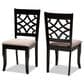 Baxton Studio Mael Side Chair in Espresso Brown (Set of 2), , large