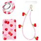 Velvet Caviar Gift Set with MagSafe Wallet, Grip Ring, Phone Charm in Sweet Cherry, , large