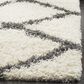 Safavieh Dallas Shag SGD257H-4 4" x 6" Ivory/Dark Grey Area Rug, , large