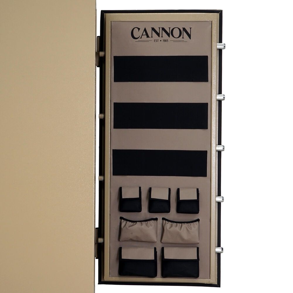 Cannon Force Series 38-Gun Fireproof Gun Safe with Electronic Lock in Hammertone Desert Sand, , large
