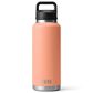 YETI Rambler 46 Oz Water Bottle with Chug Cap in Lowcountry Peach, , large