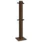 Pacific Landing Rikkie 8-Hook Coat Rack in Walnut and Black, , large