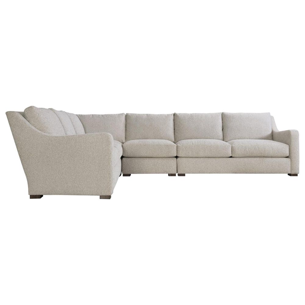 Bernhardt Ventura 4-Piece Stationary Reversible Sectional in Marble, , large