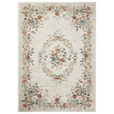 Rifle Paper Co. x Loloi Laurel Strawberry Fields 2"8" x 4" Cream Area Rug, , large