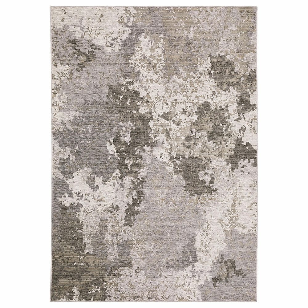 Oriental Weavers Nebulous Thunderstorm 2"3" x 7"6" Grey Runner, , large