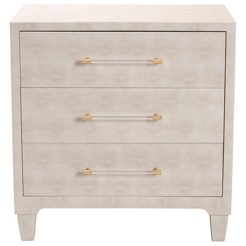 Baxton Studio Nira 3-Door Buffet Storage Cabinet in Beige, , large