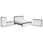 Ashley Kendanport King Upholstered Bed with Dresser, Chest, and Two Nightstands in Brown and White, , large