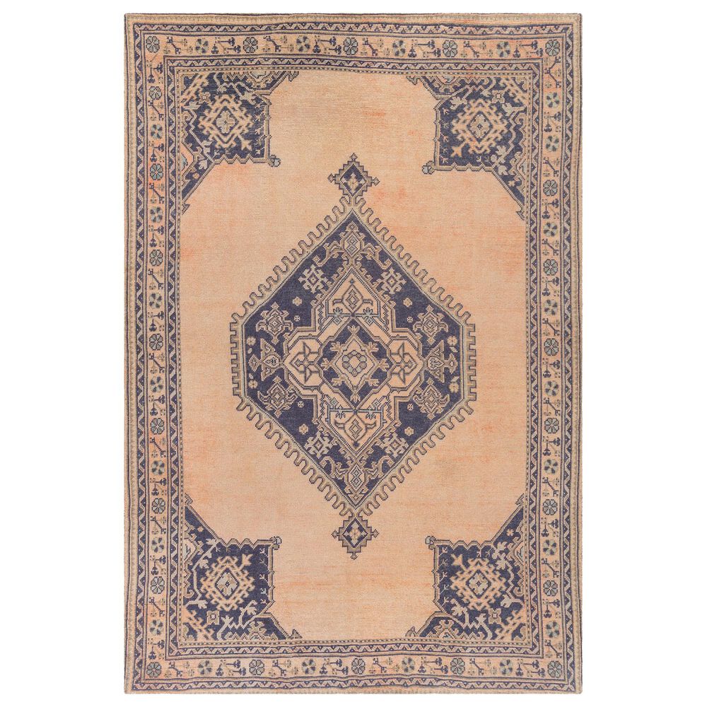 Surya Unique UNQ-2308 8'6" x 11'6" Peach, Navy and Olive Area Rug, , large