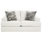Ashley Karinne Stationary Loveseat in Linen, , large