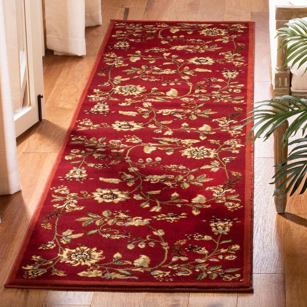 Safavieh Lyndhurst LNH552 2&#39;3&quot; x 8&#39; Red and Multicolor Runner, , large