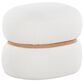 Lumisource Cinch Pouf Ottoman in Cream, , large