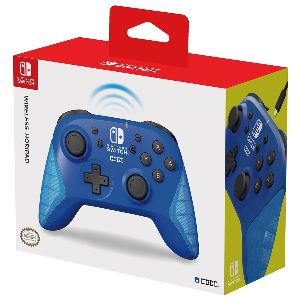 Hori Horipad Wireless Controller in Blue - Nintendo Switch, , large