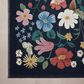 Rifle Paper Co Perennial Strawberry Fields 3"11" x 5"11" Black Area Rug, , large