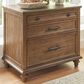 Riva Ridge Hensley 3-Drawer Workstation Combo File in Honey, , large