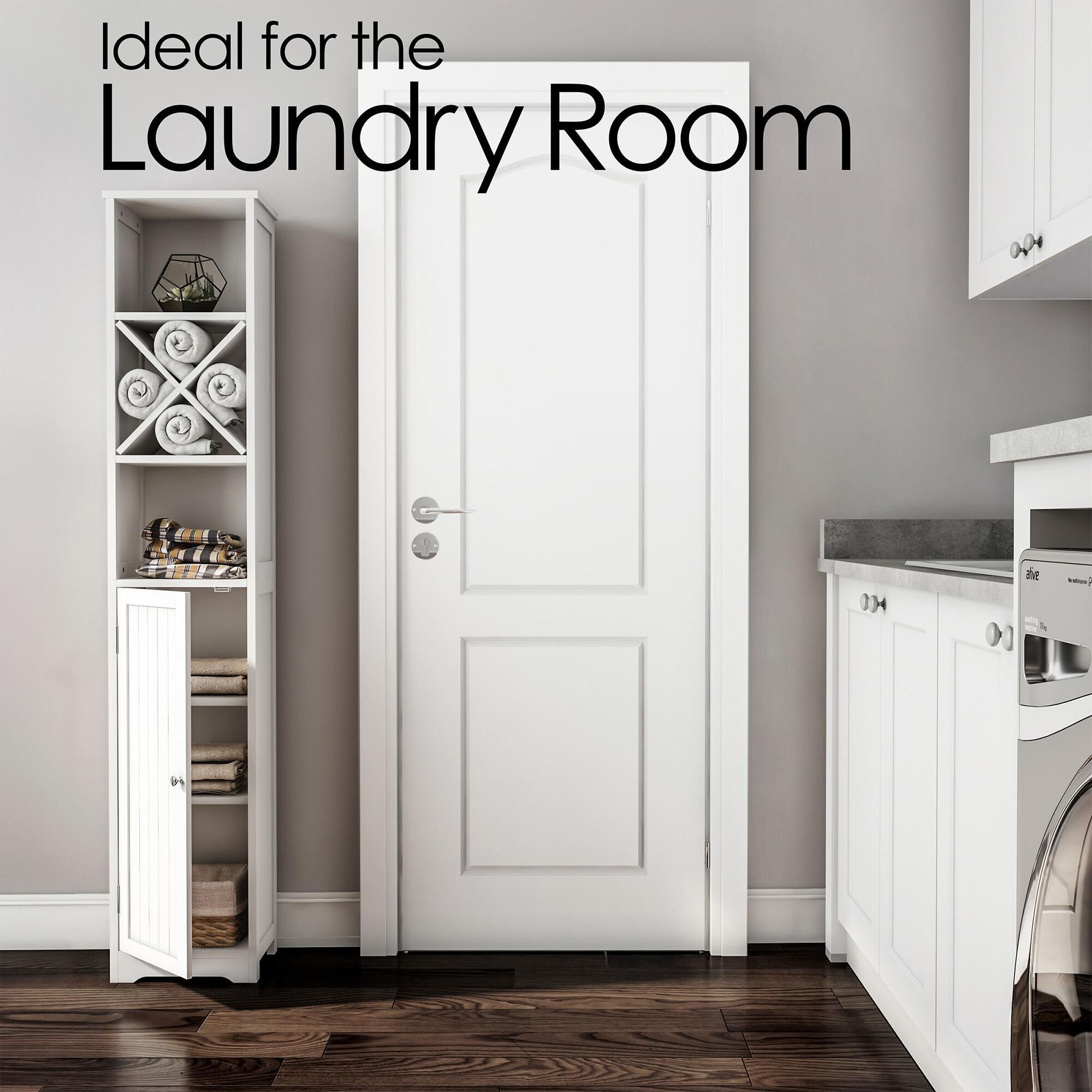 Lavish Home Timberlake Bathroom Storage Cabinet - Thumbnail 5