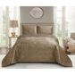 Duke Imports Virah Bella Micromink 3-Piece Full/Queen Quilt Set in Diamond Mocha Weave, , large