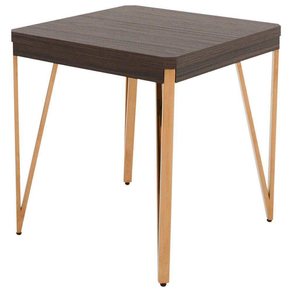 Ashley Bandyn 3-Piece Occasional Table Set in Dark Brown and Goldtone, , large