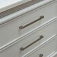 Belle Furnishings Reflections 6-Drawer Dresser Only in Pearl White and Rhinestone, , large