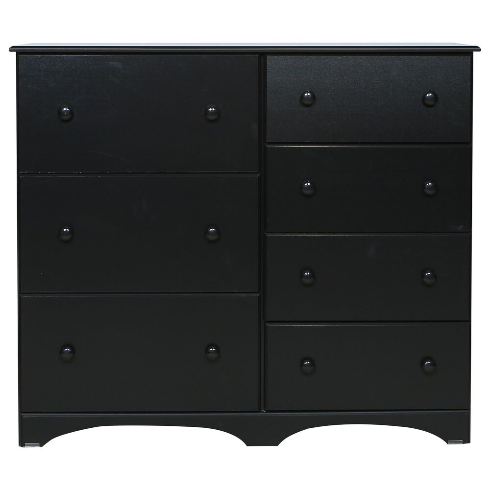 Lemoore Essential 5000 7 Drawer Chest in Black, , large