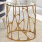 Uttermost Ritual Side Table in Aged Gold, , large
