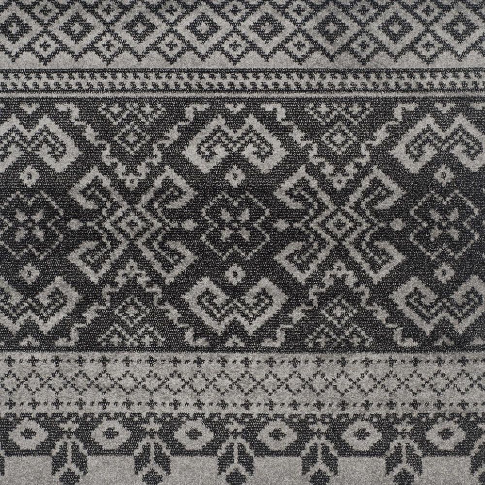 Safavieh Adirondack ADR107A-6SQ 6&#39; x 6&#39;  Silver/Black Square Rug, , large