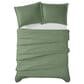 Pem America Cannon Solid 3-Piece Full/Queen Duvet Cover Set in Green, , large