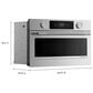 KitchenAid 27" Built In Microwave Oven with Air Fry in PrintShield Stainless Steel, , large