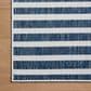 Loloi Easton Denim and Ivory 4" x 6" Indoor/Outdoor Area Rug, , large