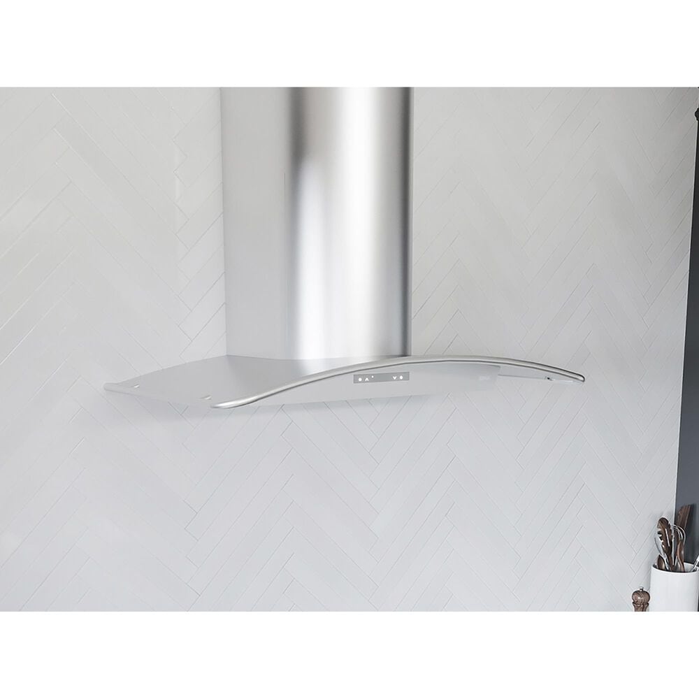 Zephyr Milano 36&quot; Wall Range Hood in Stainless Steel, , large