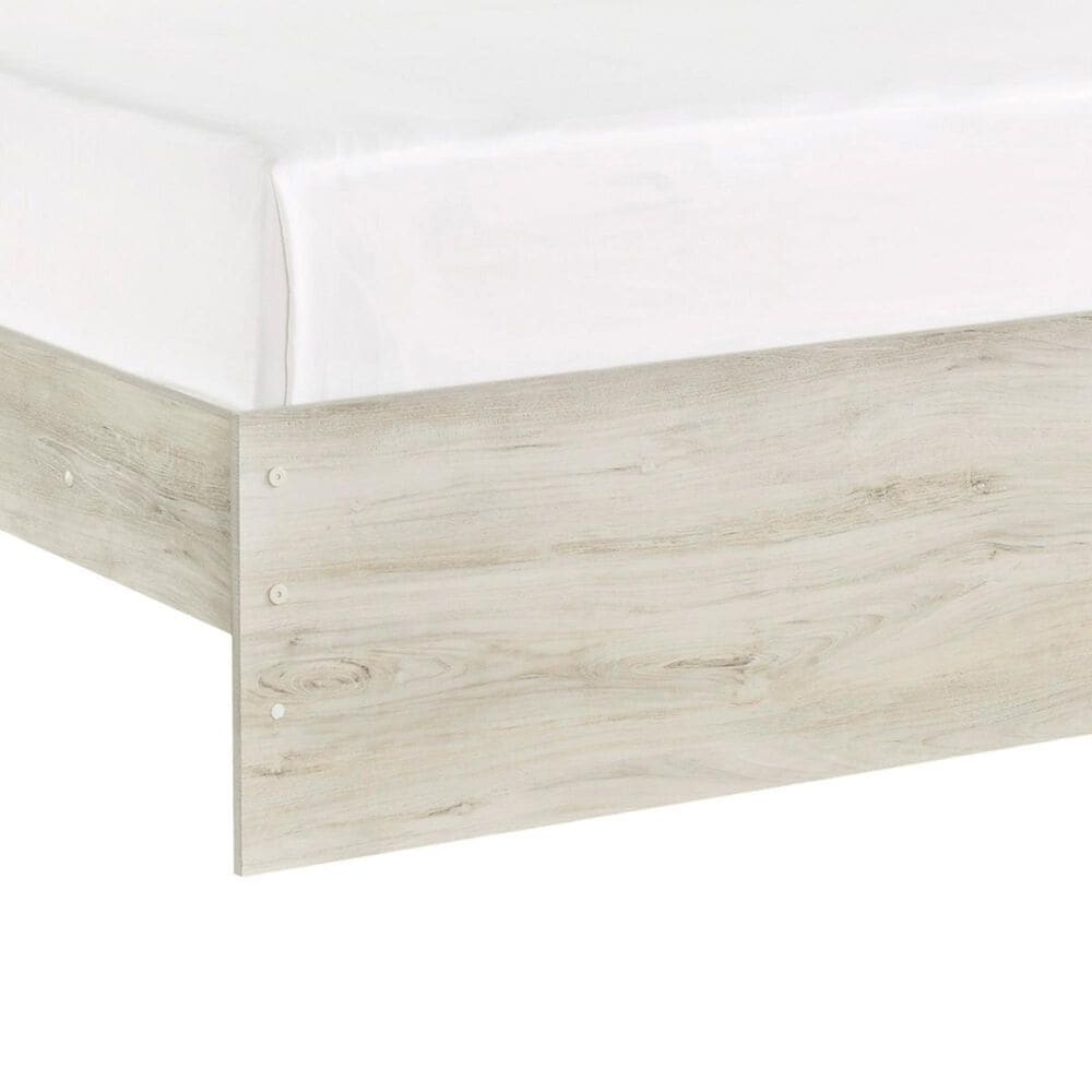 Ashley Cambeck Full Panel Bed in Whitewash with Lighting, , large