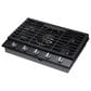 Samsung 2-Piece Kitchen Package with 30" Matte Black Steel Double Wall Oven and 36" Black Stainless Steel Smart Gas Cooktop, , large