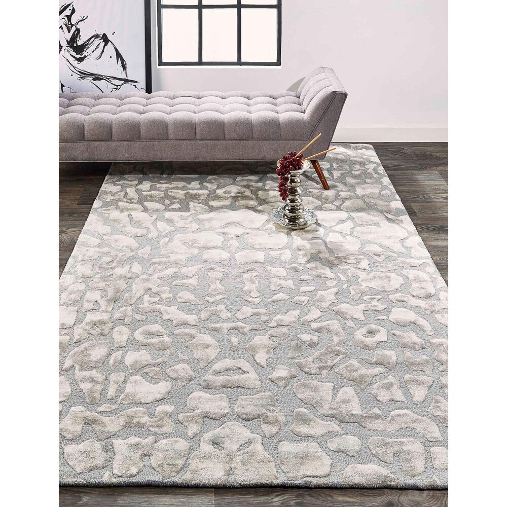 Feizy Mali 3&#39;6&quot; x 5&#39;6&quot; Alloy Area Rug, , large