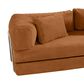 Jaxx Unsofa Stationary Sofa in Spice Orange, , large
