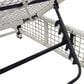 HOMLUX Patio Chaise Lounge with Creamy White Rattan in Beige, , large