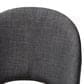 Baxton Studio Wesley Side Chair with Dark Grey Cushion in Walnut (Set of 2), , large