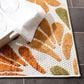 Safavieh Cabana CBN800A 2" x 8" Creme and Red Indoor/Outdoor Area Performance Rug, , large