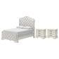 Millenium Arlendyne Queen Upholstered Bed with 2 Nightstands in Antique White, , large